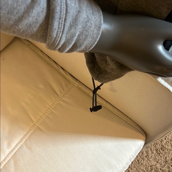 GAP Men’s Gray Long Sleeve Quarter Zip Polo Shirt Size Medium - Picture 3 of 9